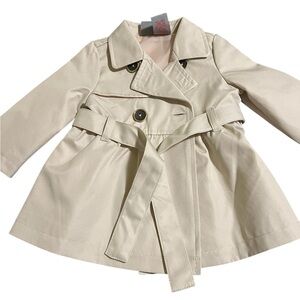 TAHARI baby Cream Trench Coat